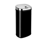 Rect 42L Stainless Steel Auto Sensor Kitchen Waste Dust Bin Automatic Motor Black