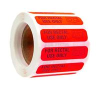 Rectal Use Only Stickers - 500X Permanent Adhesive Sticker - Waterproof Prank Stickers, Hilarious Gag Joke Decals, Novelty Decals for Adults