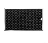 Rectangle air filter element combining foam, HEPA, and activated carbon layers for smoke and dust filtration in fresh air outlets and exhaust ventilation systems (S Activated carbon)