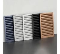Rectangle Attic Vent Cover, Aluminum Louvered Ventilation Grille, For Wardrobe Kitchen Bathroom Ceiling Floor Vent(Grey,300x600mm(12x24in))