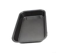Rectangle Bakeware Pan Nonstick Coating Carbon Steel Build Stackable Depth Design for Cakes Roasted Vegetables and More (34 * 24 * 5.2cm)