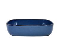 Mason Cash Rectangular Baker Reactive Blue 23cm – 1.2L Stoneware, Dishwasher & Microwave Safe