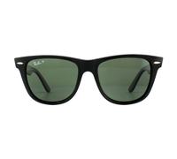 Rectangle Black Green Polarized Wayfarer 2140 Sunglasses Ray-Ban Black One Size