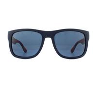Rectangle Blue Blue Sunglasses Tommy Hilfiger Blue One Size