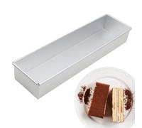 Rectangle Cake Mold, Aluminum Cake Pans, Non-Stick Ice Cream Cake Pan, Multi-Function Mousse Cake Cutter Baking Mold Pastry Baking Tools
