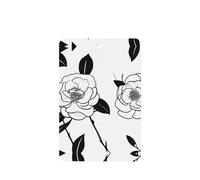 Rectangle Car Air Fresheners Simple Camellia Pattern 6 Pcs Car Aromatherapy Tablets For Car Wardrobe Shoe Cabinet Eliminate Odors