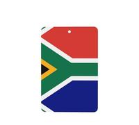 Rectangle Car Air Fresheners South African Flag Pattern 6 Pcs Car Aromatherapy Tablets For Car Wardrobe Shoe Cabinet Eliminate Odors