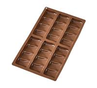 Rectangle Chocolate Mould, Deep Notch Mold | 6 Cavity Break Plush Chocolate Silicone Molds - Protein & Home Energy Snack Mold, Thick Liberal Molds