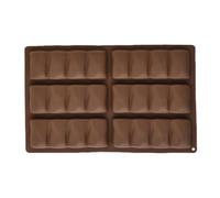 Rectangle Chocolate Mould, Rectangle Candy Mold | 6 Cavity Break Plush Chocolate Silicone Moulds,Thick Homemade Protein and Energy Snack Mold for Chocolate