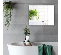 Rectangle Cloakroom Wall Mounted Acrylic Mirror: Frameless, Easy to Stick, Strong, Lightweight