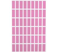Rectangle Colored Sticker 2.5 cm x 1 cm - Pastel Pink Sticky Labels (25mmx10mm) - 810 Pack by Royal Green