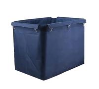 Rectangle Commercial Laundry Cart Liner Bag - 400L Waterproof Oxford Cloth Storage For Trolley Replacement Rolling Laundry Basket Accessory