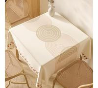 Rectangle Dining Table Cloth Household Friendly Rectangular Black and White Gray Tablecloth Minimalist Fabric Fresh Table Cover Dining Cloth Nappe Tischdecke(A,140x180cm)