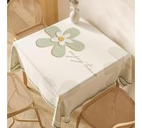 Rectangle Dining Table Cloth Household Friendly Rectangular Black and White Gray Tablecloth Minimalist Fabric Fresh Table Cover Dining Cloth Nappe Tischdecke(B,140x180cm)