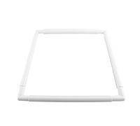Rectangle Embroidery Frame Set, Plastic Cross Stitch Hoop, 5 Sizes from 15.2-43.2 cm, Polypropylene Quilting Frame with Clamps for DIY Sewing