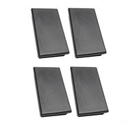 Rectangle End Cap Set for Weight Bench 4 Plastic Covers for 60x30mm Fitness Equipment (1.5mm wall thickness)