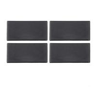 Rectangle End Cap Set for Weight Bench 4 Plastic Covers for 60x30mm Fitness Equipment (2.0mm wall thickness)