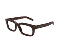 Rectangle Eyeglasses- unisex- Gucci- Glasses- Brown- 53 MM- Accessories 53 MM