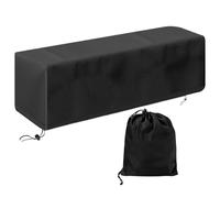 Rectangle Fire Pit Cover, Firepits Shelter, Table Cover, Weather-Resistant, Easy to Use and Secure Fit, 73.7x21.8x24cm, for Camping, Beach Days and Backyard Gatherings.