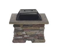 Rectangle Fire Pit Grey KELUD