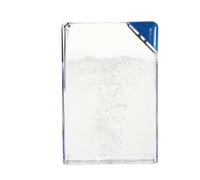 Rectangle Flat Water Bottle - Flat Water Bottle for Purse | Transparent A5 Small Opening Drinks Cup Woman Men Water Bottle Creative Triangle Lid