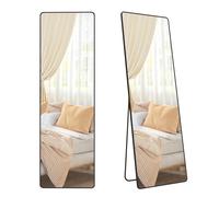 Full Length Mirror 160 x 50 cm Rectangle Full Body Mirror with Stand Aluminium