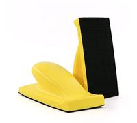 Rectangle Foam Sanding Block Hook Loop Hand Sponge Polishing Pad Holder Sandpaper Grinding Disc Backer Dust Free