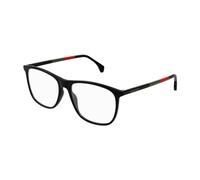 Rectangle Glasses - unisex - Gucci - Glasses - Black - 55 MM - Accessories 55 MM