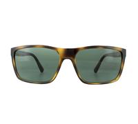 Rectangle Havana Green PH4133 Sunglasses Polo Ralph Lauren Brown One Size