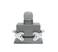 Rectangle Heavy Duty Connector HDC-HE-04/6/16/20/24/32/48 Core Pins Industry Plug Socket Connector 500V 16A(20 core top line)