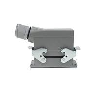 Rectangle Heavy Duty Connector HDC-HE-04/6/16/20/24/32/48 Core Pins Industry Plug Socket Connector 500V 16A(20 core Lateral line)