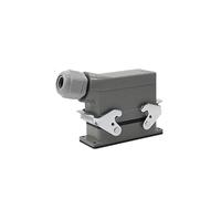 Rectangle Heavy Duty Connector HDC-HE-04/6/16/20/24/32/48 Core Pins Industry Plug Socket Connector 500V 16A(16 core Lateral line)