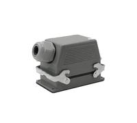 Rectangle Heavy Duty Connector HDC-HE-04/6/16/20/24/32/48 Core Pins Industry Plug Socket Connector 500V 16A(48 core Lateral line)