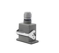 Rectangle Heavy Duty Connector HDC-HE-04/6/16/20/24/32/48 Core Pins Industry Plug Socket Connector 500V 16A(6 core top line)