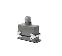 Rectangle Heavy Duty Connector HDC-HE-04/6/16/20/24/32/48 Core Pins Industry Plug Socket Connector 500V 16A(24 core top line)