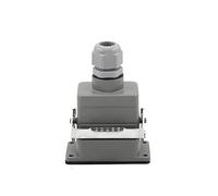 Rectangle Heavy Duty Connector HDC-HE-04/6/16/20/24/32/48 Core Pins Industry Plug Socket Connector 500V 16A(4 core top line)