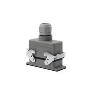 Rectangle Heavy Duty Connector HDC-HE-04/6/16/20/24/32/48 Core Pins Industry Plug Socket Connector 500V 16A(16 core top line)