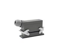 Rectangle Heavy Duty Connector HDC-HE-04/6/16/20/24/32/48 Core Pins Industry Plug Socket Connector 500V 16A(24 core Lateral line)