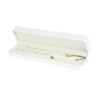 Rectangle Jewellery Gift Box Necklace Bracelet Pendant Gift Box Long Chain Display Case Gift Boxes Small Bracelet Packaging Pendants Case for Christmas Birthday Valentine's Day (Bracelet Box)