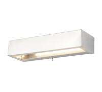Rectangle LED Wall Bracket Chrome Frosted Glass