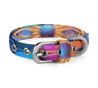 Rectangle Mandala Dog Collar Quick Release Buckle for Easy on Off. Cat Collar - Adjustable Comfortable.Oxford Cloth Pet Collar for Small Medium Dog and Cat.
