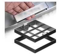 Rectangle Manhole Cover and Frame with Hidden Handle, Stainless Steel Embedded Septic Tank Lid, for Schools/Hotels/Community/Parks, 20" 22" 24" 26" 27" 30" 32" 36" 40"(80