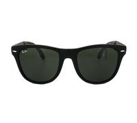 Rectangle Matt Black Green Folding Wayfarer 4105 Sunglasses Ray-Ban Black One Size