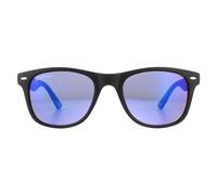 Montana Sunglasses MS10 Matte Black Rubbertouch Revo Blue