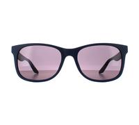 Rectangle Matte Navy Lumalens Smoke Eden Dragon Blue One Size