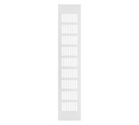 Rectangle Mesh Vent 80x400mm Silver Aluminum Alloy Grille