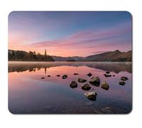 Rectangle Mouse Mat - Derwentwater English Lake District 23.5 x 19.6 cm (9.3 x 7.7 inches) for Computer & Laptop, Office, Non-slip Base #44872