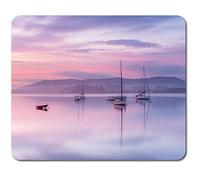 Rectangle Mouse Mat - Windermere Lake District Cumbria England 23.5 x 19.6 cm (9.3 x 7.7 inches) for Computer & Laptop, Office, Non-slip Base #46447