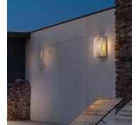 Rectangle Natural Marble LED Wall Lights Copper Foyer Bedside Aisle d Black Sconce