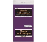 Unique Plastic Table Cover Hot Pink Oblong 137cm x 274cm